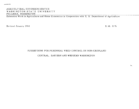 Suggestions for perennial weed control on non-cropland: central, eastern and western Washington