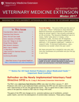 Veterinary Medicine Extension Newsletter, Winter 2017