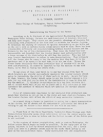 Demonstrating the tractor to the farmer