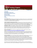 Master Gardener Program Newsletter, October 2011