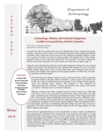 Anthro News, Winter 2018