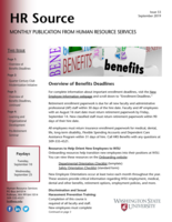 HR Source Newsletter, September 2019