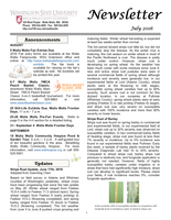 Walla Walla County Extension Newsletter, July 2016