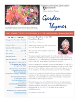 Garden Thymes, Summer/Fall 2013