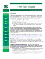 4-H Friday Update, April 12, 2013