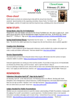 CloverGram, February 27, 2016