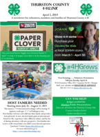 Thurston County 4-H LINK, April 5, 2019