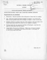 National judging contests awards