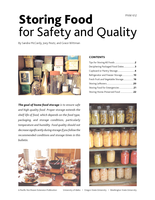 Storing food for safety and quality