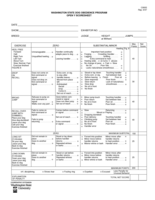 Washington State Dog Obedience Program Open Y Score Sheet