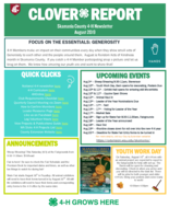 Clover Report, August 2019