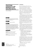 Visual image repositories at the Washington State University Libraries
