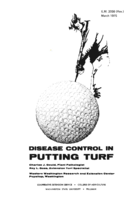 Disease control in putting turf