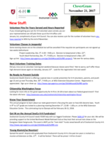 CloverGram, November 21, 2017