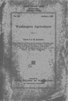 Washington agriculture: Part 3-10 Inclusive