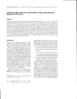 Commercial moss harvest in northwestern Oregon: Describing the epiphyte communities