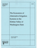 The economics of alternative irrigation systems in the Kittitas Valley of Washington State