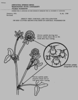 Insect pest control and pollination on red clover grown for seed in central Washington