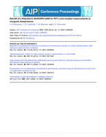 Retrofit of a Rubotherm ISOSORP® 2000 for PVT-x and sorption measurements at cryogenic temperatures