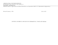 Control of insects and mites of ornamental trees and shrubs