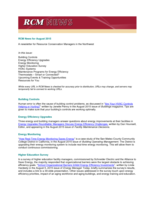 RCM News, August 2015