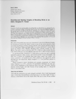 Densities and Nesting Heights of Breeding Birds in an Idaho Douglas-Fir Forest