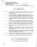 Agree - Disagree statements on poultry, egg and dairy marketing