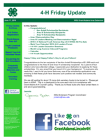 4-H Friday Update, June 17, 2016