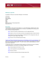 RCM News, April 2012