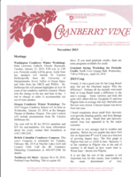 Cranberry Vine, November 2013