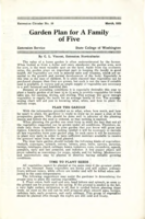 Garden plan for a family of five