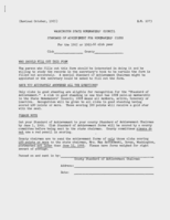 Washington state homemakers' council standards of achievement for homemakers' clubs for the 1965 or 1965-66 club year