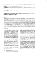 Organochlorine pesticides, PCBs, trace elements and metals in western pond turtle eggs from Oregon