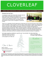 Cloverleaf, November 2013