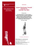 Eastern Washington Sawmill Statistics for Calendar Year 2001