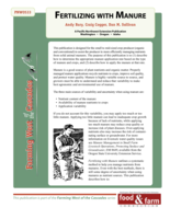 Fertilizing with Manure