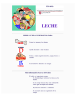 Leche (es Necesario Comer Bien)