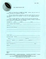 Weed identification form