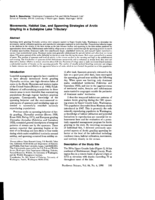 Movements, Habitat Use, and Spawning Strategies of Arctic Grayling in a Subalpine Lake Tributary