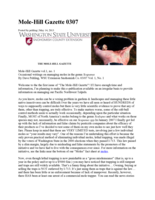 Mole-Hill Gazette, Volume 1, Issue 1