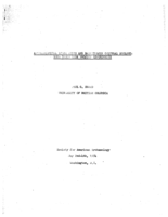 Archaeological Systematics and Basketmaker Cultural Ecology: Some Cedar Mesa Project Experiments