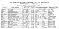 Farm garden calendar