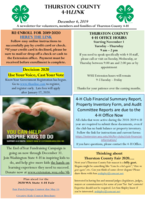 Thurston County 4-H LINK, December 6, 2019