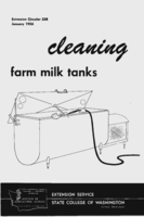 Cleaning farm milk tanks