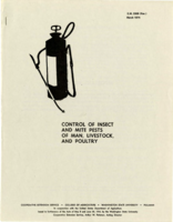 Control of insect and mite pests of man, livestock, and poultry