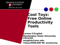 Cool Tools: Online Productivity Resources