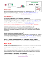 CloverGram, March 11, 2016