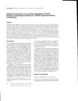 Habitat characteristics of an intertidal aggregation of Pacific sandlance (Ammodytes hexapterus) at a North Puget Sound beach in Washington