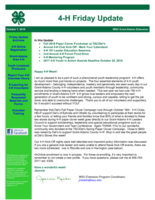 4-H Friday Update, October 7, 2016