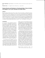 Relative density and distribution of smallmouth bass, channel catfish and walleye in the Lower Columbia and snake rivers